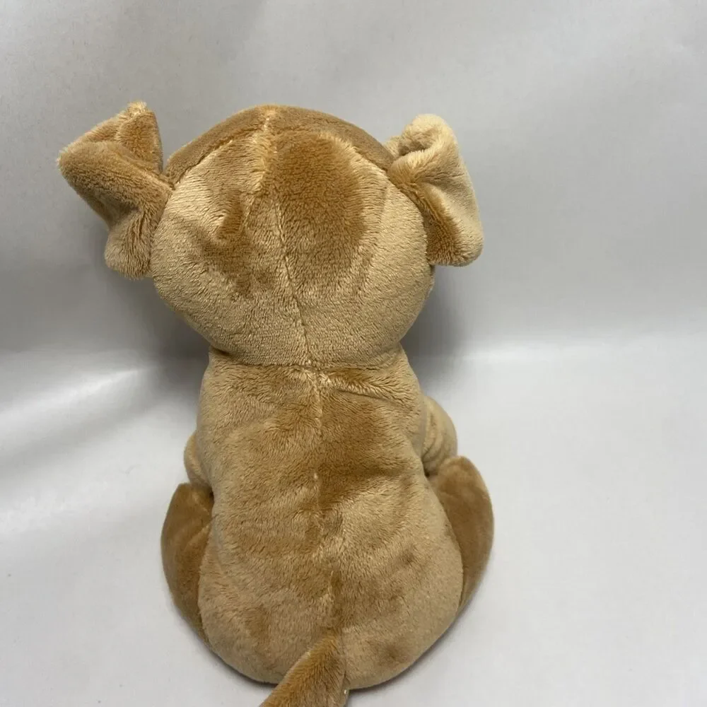 Publix Brown Puppy Plush Dog Tan Brown Eyes Sitting 7.5 Inch 2021 Doggy